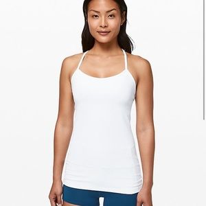 Lululemon athletica Power Y Tank Size 4 White